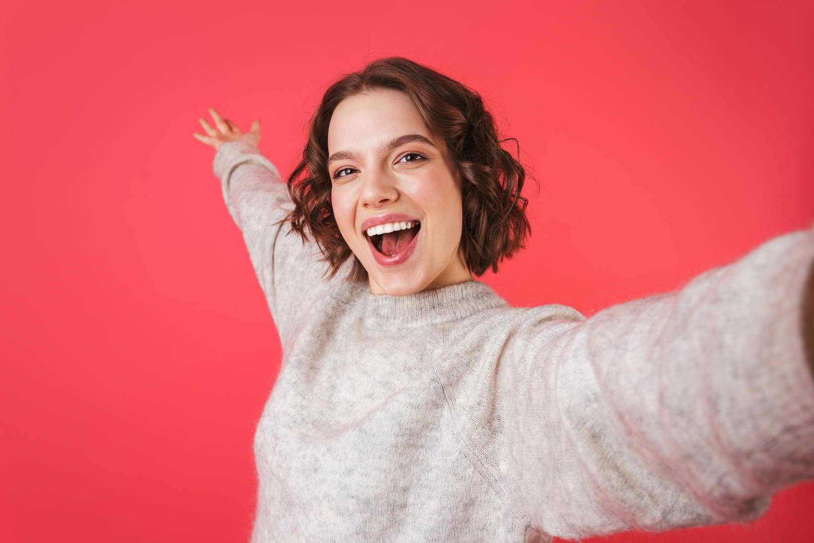 Woman Taking a Selfie 