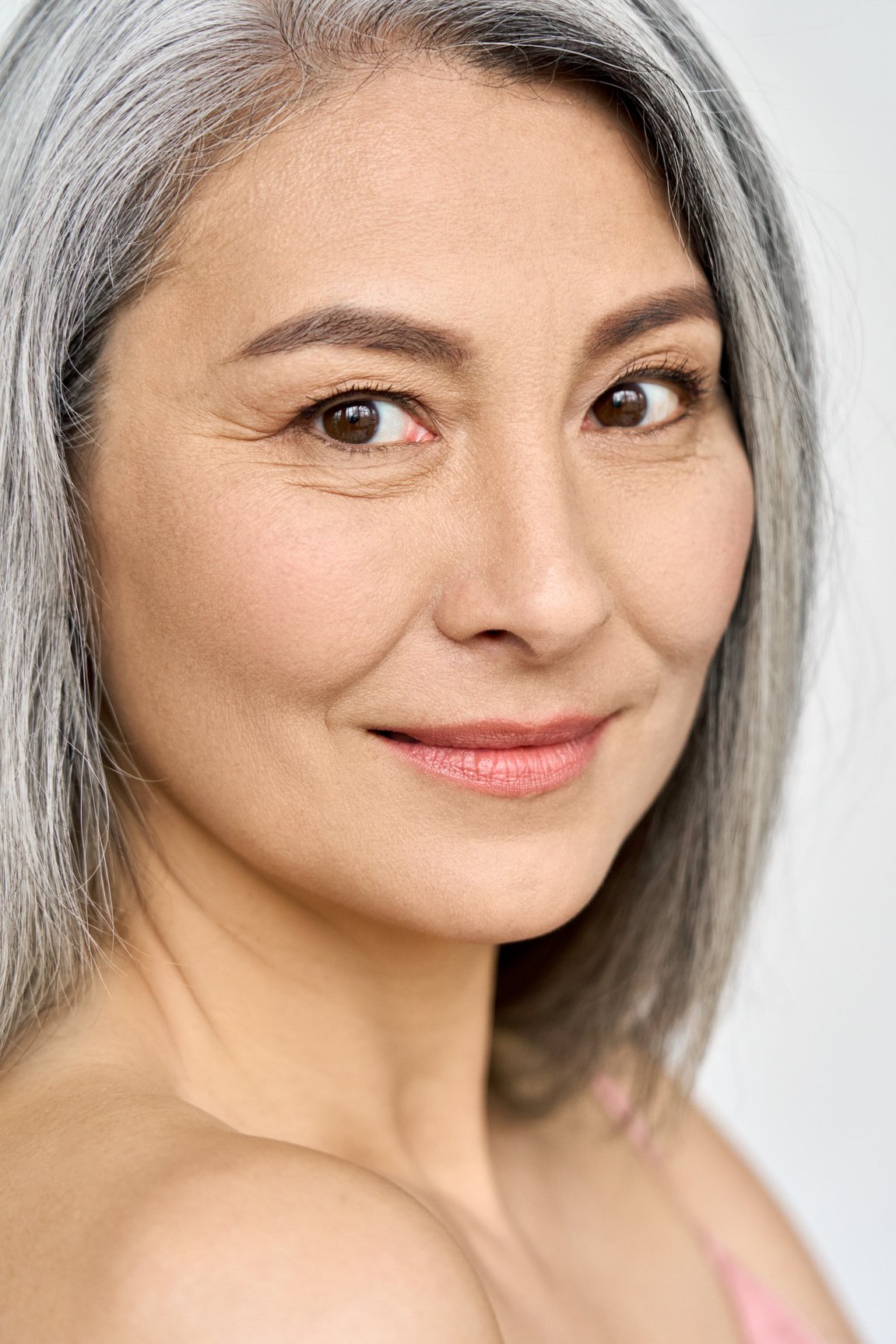 Beauty Portrait of a Middle Aged Woman